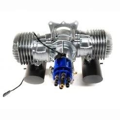 DLE Engines DLE-130cc Twin Gas Engine with Electric Ignition and Mufflers -RC Planes Sales Shop DLEG0130 A7 PPWMMA7P