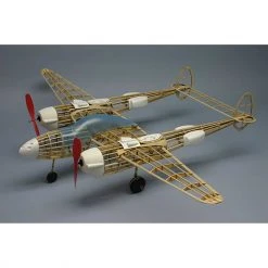 Dumas Products, Inc. P-38 F/M Rubber Powered Lightning Kit, 30" -RC Planes Sales Shop DUM324 A4 FIN318KY