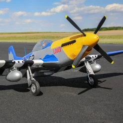 E-flite P-51D Mustang 1.5m BNF Basic Combo -RC Planes Sales Shop EFL01250C A14 MJAW50MM