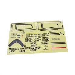 E-flite Decal Sheet: EC-1500