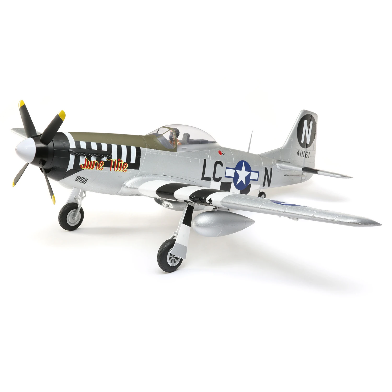 E-flite P-51D Mustang 1.2m BNF Basic with AS3X and SAFE Select 1 E-flite P-51D Mustang 1.2m BNF Basic with AS3X and SAFE Select