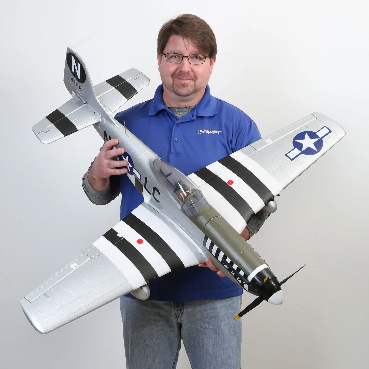 E-flite P-51D Mustang 1.2m BNF Basic with AS3X and SAFE Select 3 E-flite P-51D Mustang 1.2m BNF Basic with AS3X and SAFE Select - Image 3