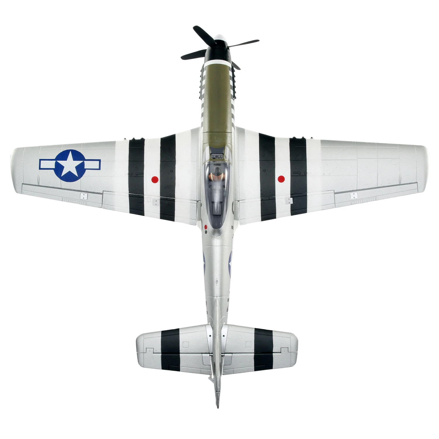 E-flite P-51D Mustang 1.2m BNF Basic with AS3X and SAFE Select 7 E-flite P-51D Mustang 1.2m BNF Basic with AS3X and SAFE Select - Image 7