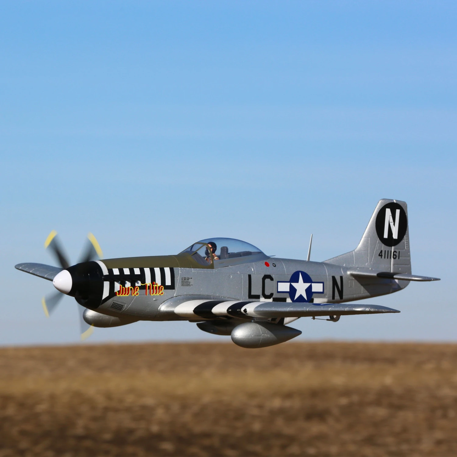 E-flite P-51D Mustang 1.2m BNF Basic with AS3X and SAFE Select 13 E-flite P-51D Mustang 1.2m BNF Basic with AS3X and SAFE Select - Image 13