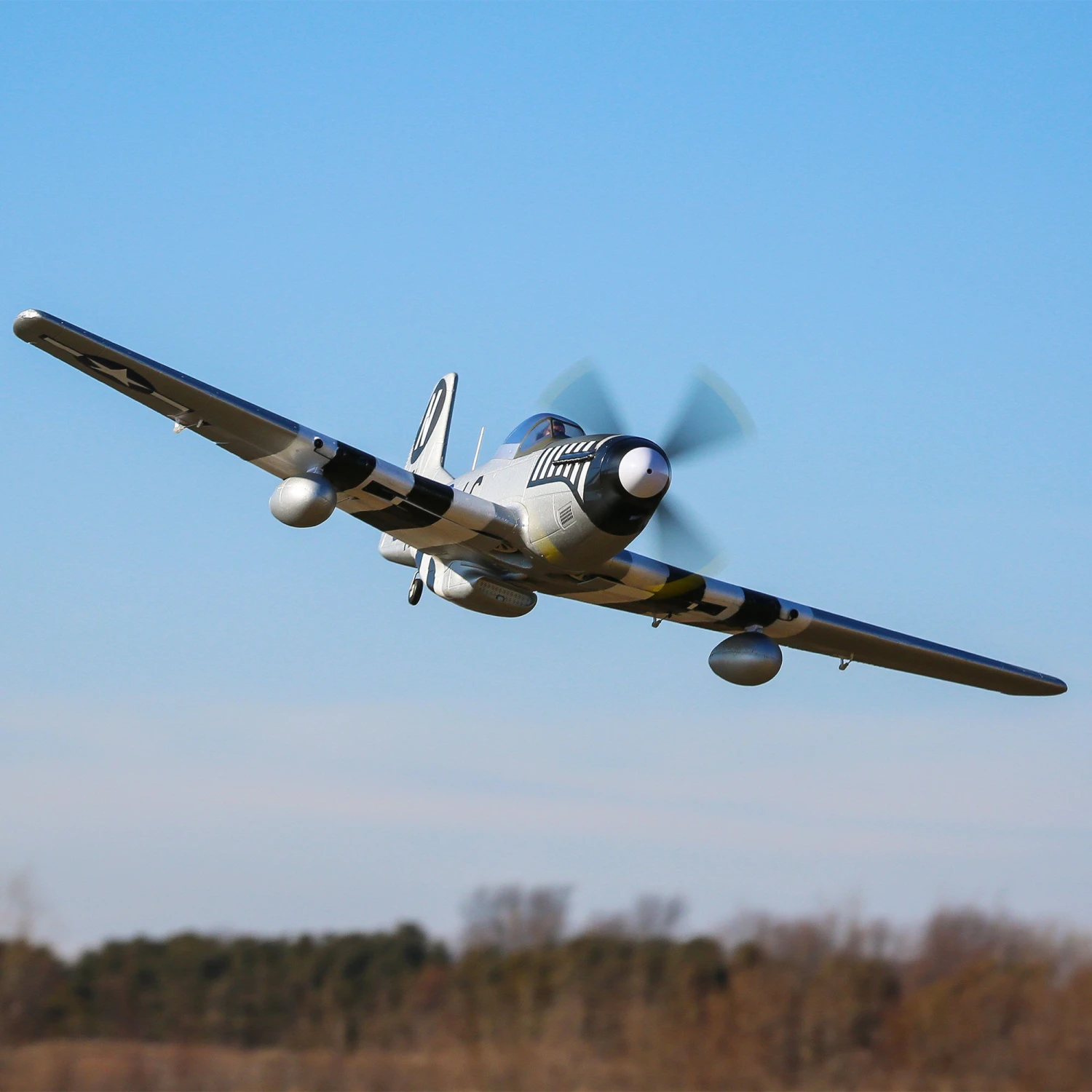 E-flite P-51D Mustang 1.2m BNF Basic with AS3X and SAFE Select 14 E-flite P-51D Mustang 1.2m BNF Basic with AS3X and SAFE Select - Image 14