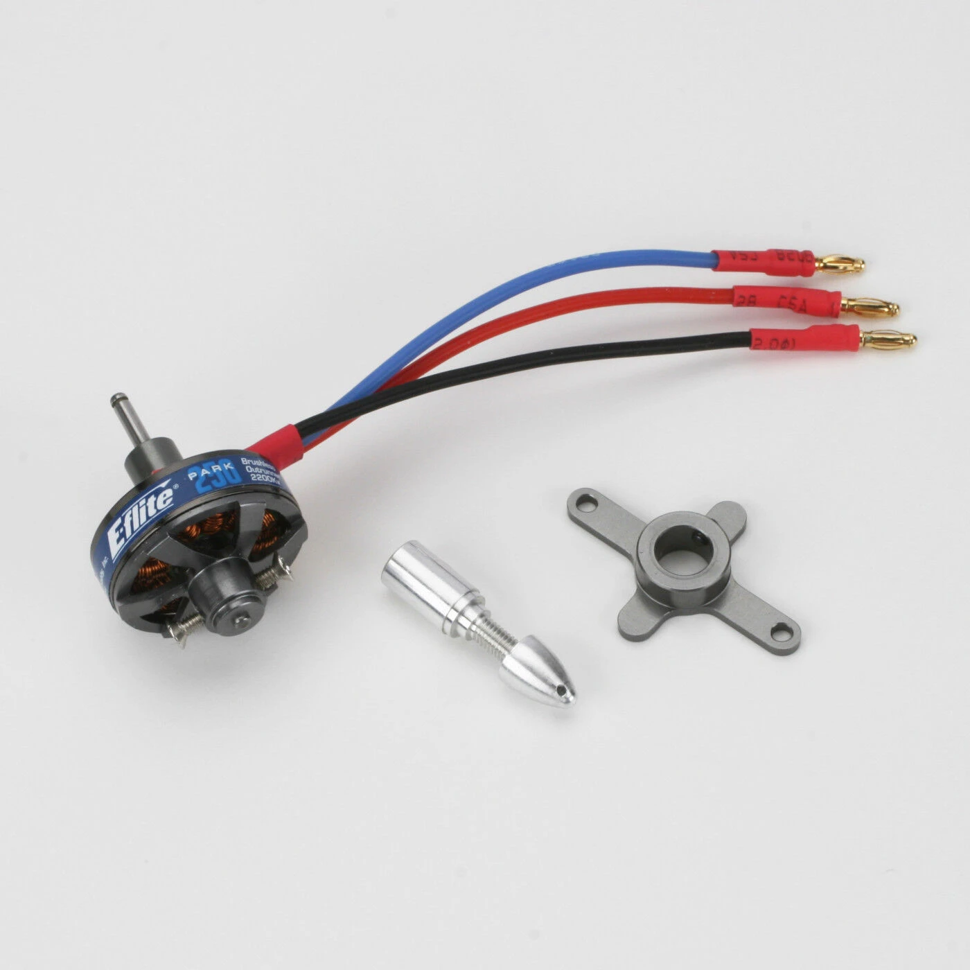 E-flite Park 250 Brushless Outrunner Motor, 2200Kv: 2mm Bullet 1 E-flite Park 250 Brushless Outrunner Motor, 2200Kv: 2mm Bullet