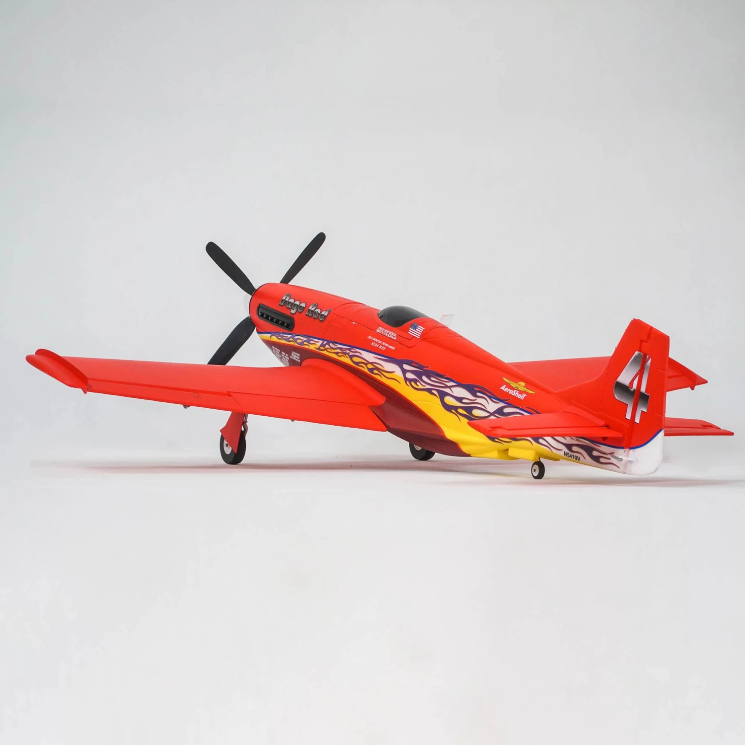 FMS P-51D Mustang Dago 1100mm PNP with Reflex, Red 2 FMS P-51D Mustang Dago 1100mm PNP with Reflex, Red - Image 2
