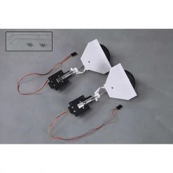 FMS Main Gear System: T28 V4 1400mm, Red