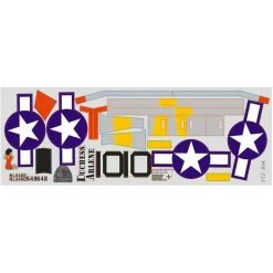 FMS Decal Sheet: P51D Red Tail 1400mm V7