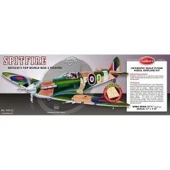 Guillow 1/16 Supermarine Spitfire Laser Cut Kit, 27-5/8"