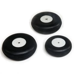 Hangar 9 Wheel Set, 5" (2) & 4" (1): OV-10 Bronco
