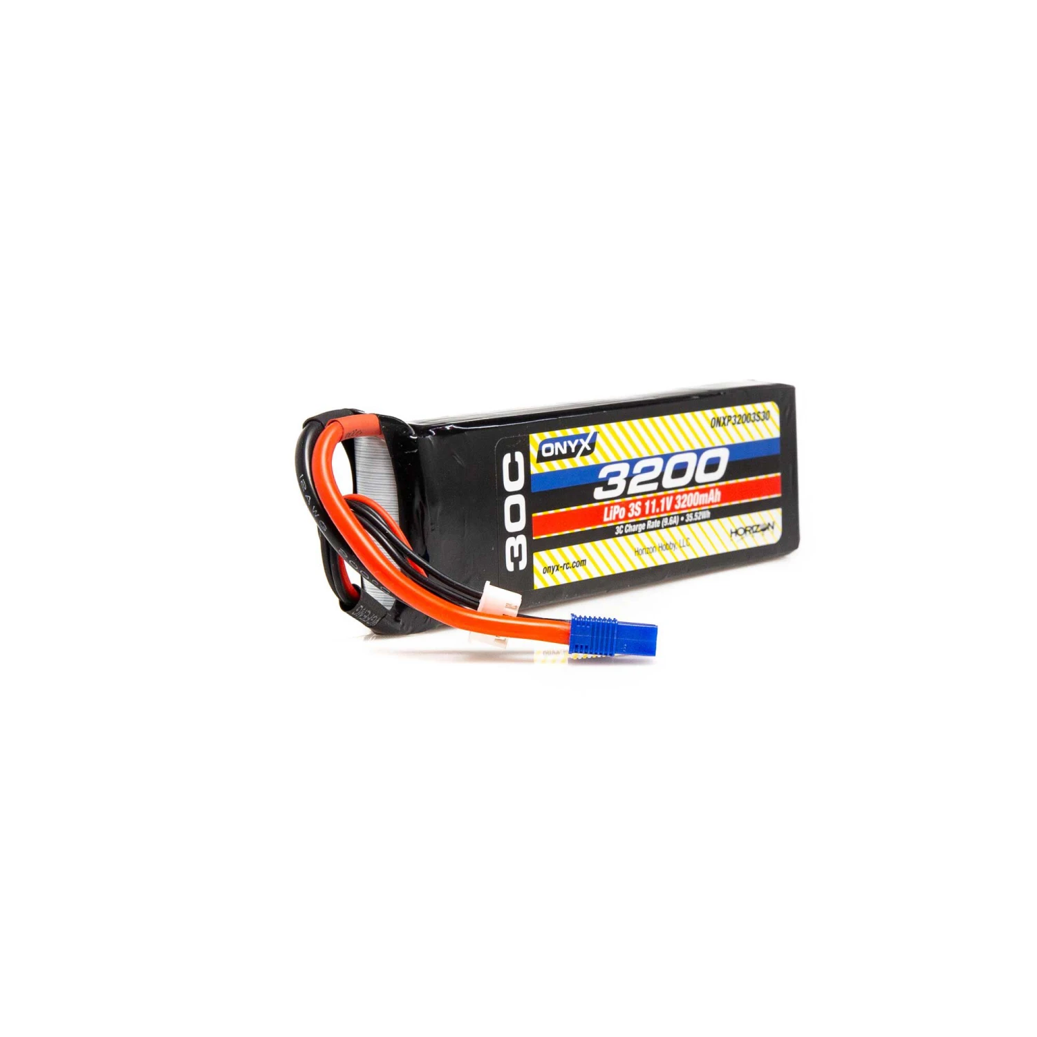 Onyx 11.1V 3200mAh 3S 30C LiPo Battery: EC3 1 Onyx 11.1V 3200mAh 3S 30C LiPo Battery: EC3