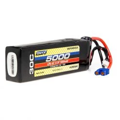 Onyx 14.8V 5000mAh 4S 30C LiPo Battery: EC3