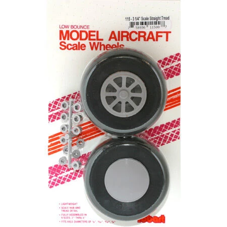Robart Manufacturing U-325 Scale Wheels, 3-1/4" 1 Robart Manufacturing U-325 Scale Wheels, 3-1/4"