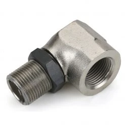 Saito Engines Muffler, Right Angle Adapter: 120-180, 300
