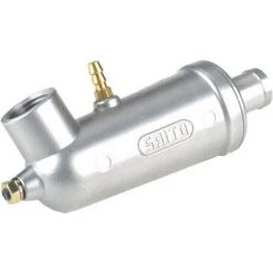 Saito Engines Muffler,12mm Revised Cast:65-82a