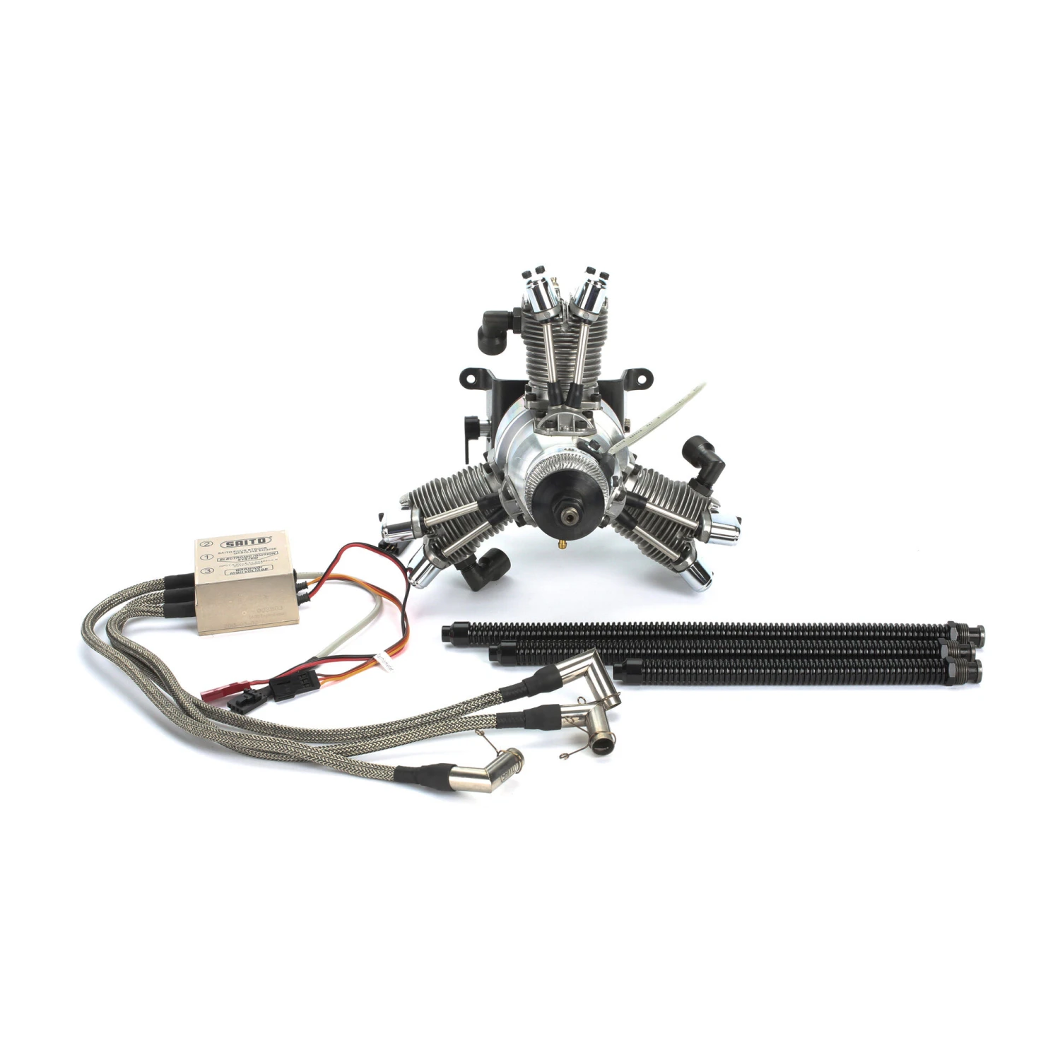 Saito Engines 33cc 3-Cylinder Gas Radial Engine: BS 2 Saito Engines 33cc 3-Cylinder Gas Radial Engine: BS - Image 2