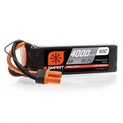 Spektrum 22.2V 4000mAh 6S 50C Smart LiPo Battery: IC5
