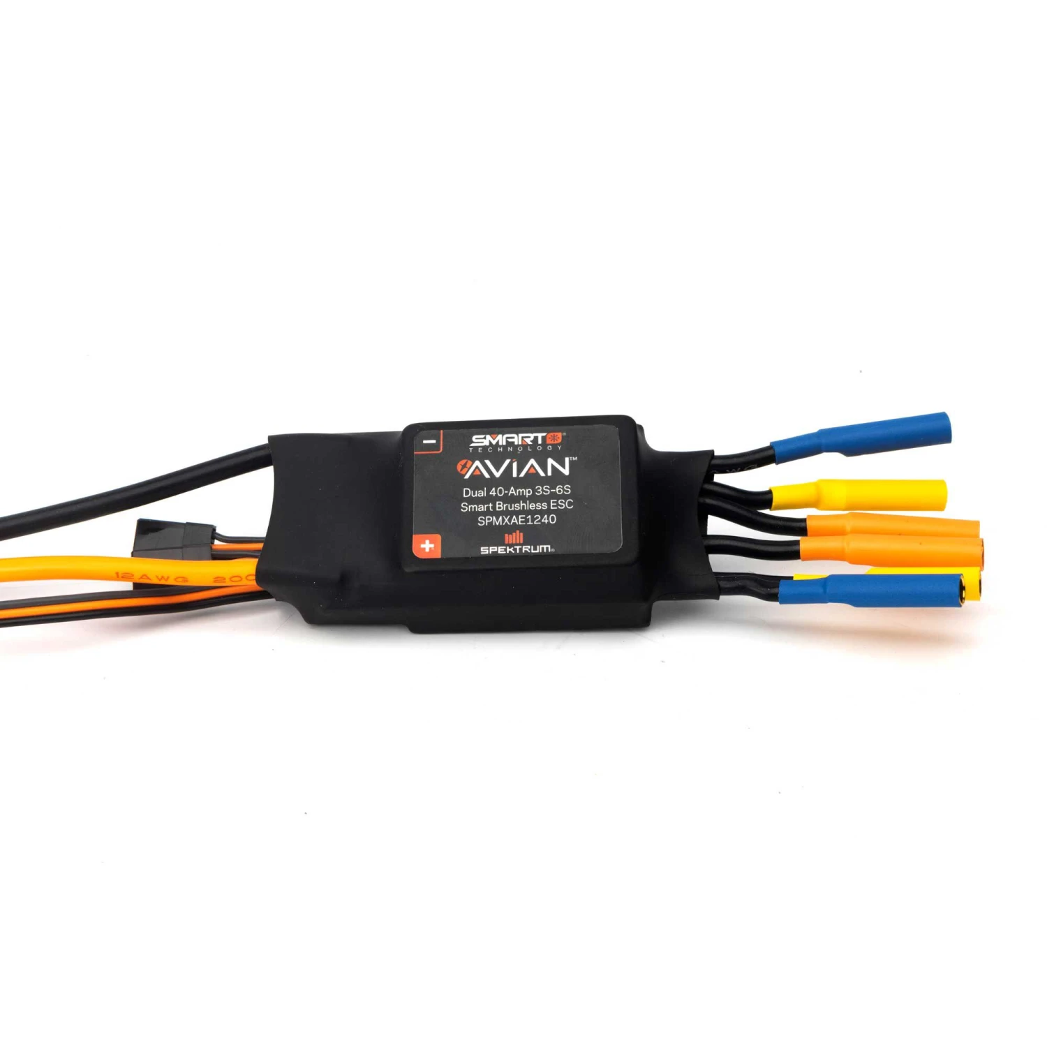 Spektrum Avian Dual 40 Amp Brushless Smart ESC, 3S - 6S 2 Spektrum Avian Dual 40 Amp Brushless Smart ESC, 3S - 6S - Image 2