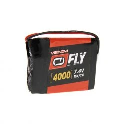 Venom 7.4V 4000mAh 2S LiPo Transmitter Battery: TX Plug